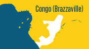 Map of congo-brazzaville